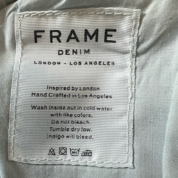 Like new Frame 25 Le Nouveau Straight Jeans w/ Split Hem - Picture 6 of 9